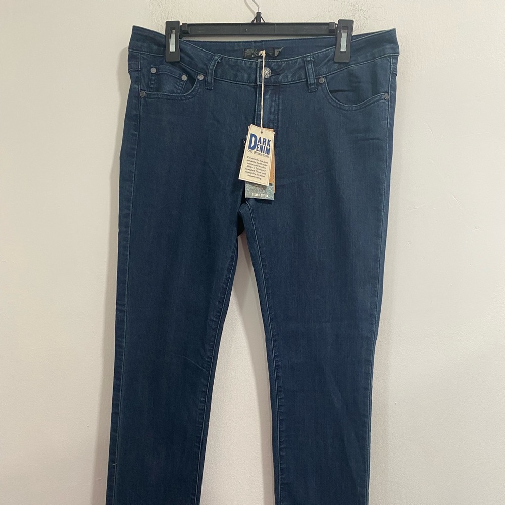 Prana Blue Jeans w12/L31 NWT Organic Cotton